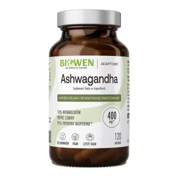 BIOWEN Ashwagandha – Nahrungsergänzungsmittel für Menschen – 120 Kapseln