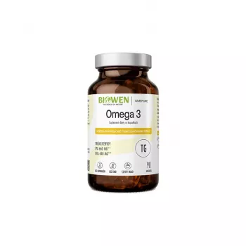 BIOWEN Omega 3 - 660 mg EPA, 440 mg DHA – Nahrungsergänzungsmittel für Menschen – 90 Kapseln