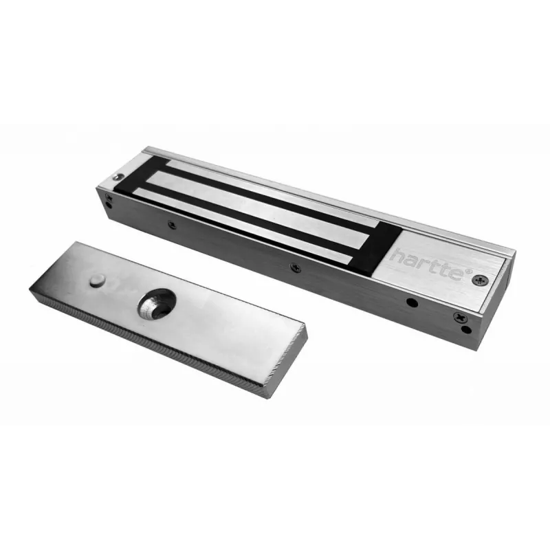 BIRA HARTTE MG280SR 280kg Elektromagnetischer Türschloss mit Türstatusüberwachung und LED-Signalisierung