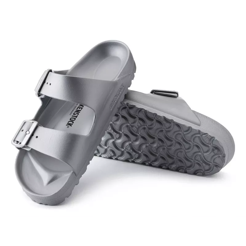 Birkenstock Arizona EVA Sandalen - Silber, Größe 37