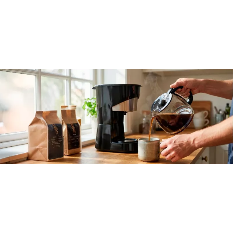 BLACK+DECKER BXCO1001E 1000 W 12-Tassen Filterkaffeemaschine, 1,5 L, Schwarz