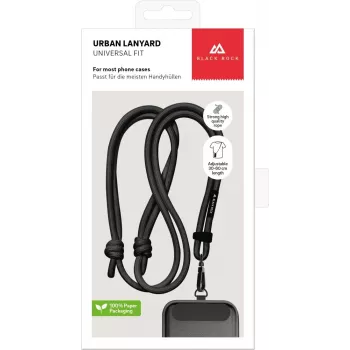 Black Rock 00221549 Smartphone-Lanyard mit Kartenhalter - Schwarz