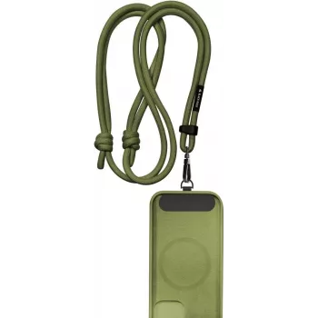 Black Rock 00221551 Smartphone-Lanyard mit Hüllen-Einlage-Patch – Universelles Umhänge- und Crossbody-Band, verstellbare Länge bis 150 cm, Schwarz