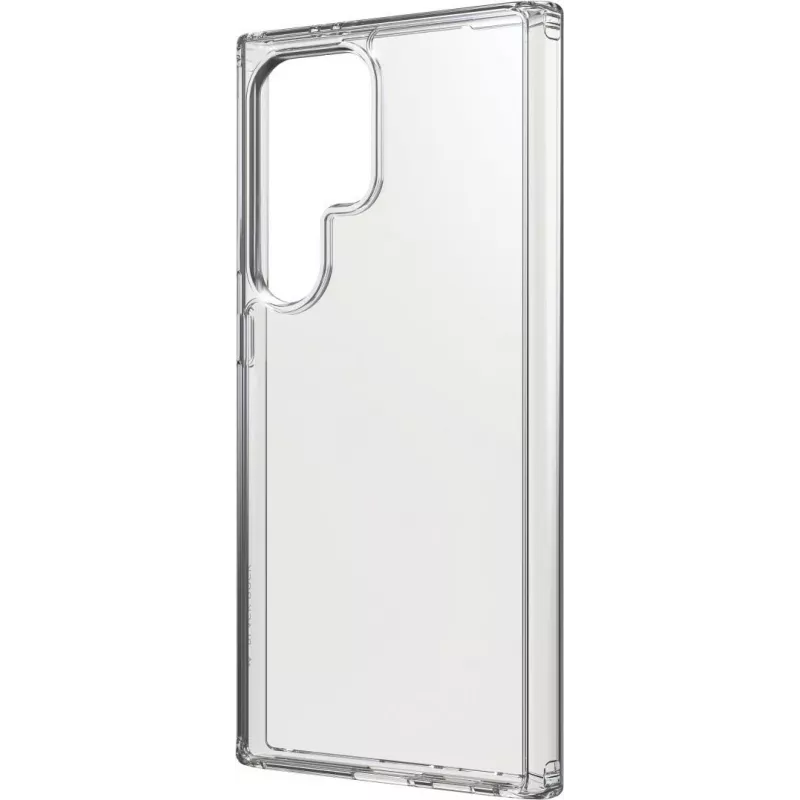 Black Rock Klare Schutz-Hülle für Samsung Galaxy S23 Ultra – Transparente TPU-Rückseite, stoßabsorbierend, vergilbungsbeständig, kabelloses Laden kompatibel 00226130