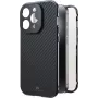 Black Rock Cover 360° Glas für Apple iPhone 15 Pro, Echtcarbon (00221268)