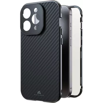Black Rock Cover 360° Glass für Apple iPhone 16 Pro, Echtcarbon (00228093)