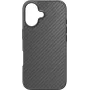 BLACK ROCK Robust Carbon Hülle für Apple iPhone 16 – Schwarz 00228081