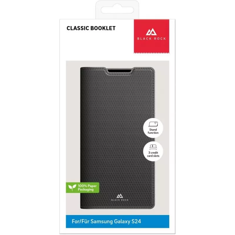 Black Rock The Classic Folio Hülle für Samsung Galaxy S10e, Schwarz 00226135