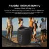 Blackview AuraBass 2 Tragbarer Bluetooth-Lautsprecher, 15W, IPX5, 7h Akku, Schwarz