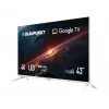 Blaupunkt 43UBG6010S 43 Zoll (108 cm) 4K Ultra HD Google TV, Weiß