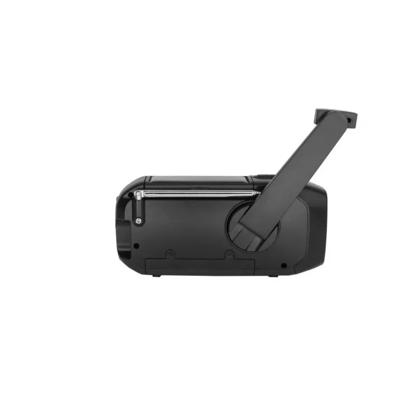 Blaupunkt ER10 Taschenradio mit Taschenlampe, FM/AM, batteriebetrieben, Schwarz