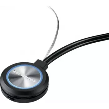 Blaupunkt FunLine Discs Aktive Fensterantenne für Autoradio AM/FM-Empfang, DIN-Stecker, 2,9m Kabel, Schwarz