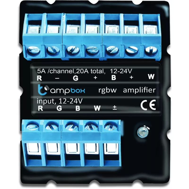 BLEBOX ampbox Smart LED Controller 4-Kanal Wi-Fi RGBW CCT 12-24V DC