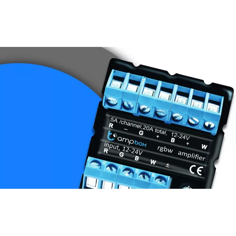 BLEBOX ampbox Smart LED Controller 4-Kanal Wi-Fi RGBW CCT 12-24V DC