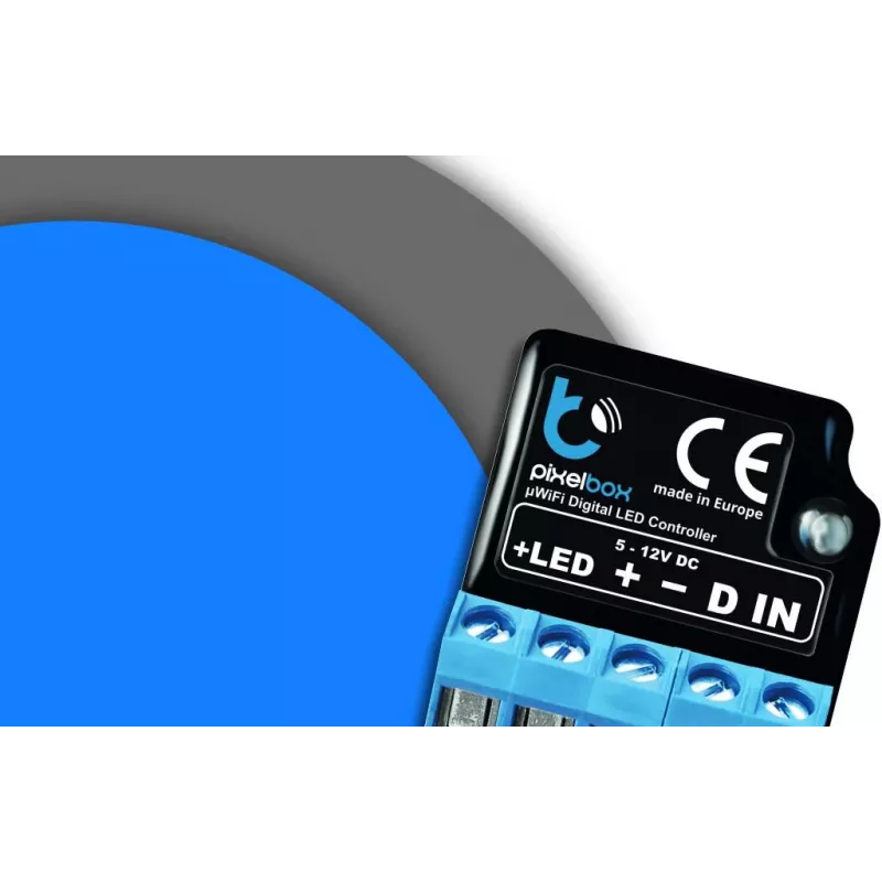 BLEBOX LED Pixelbox Wi-Fi Lighting Module – Pixel Controller für WS2812/APA102, 5A, 1024 Pixel
