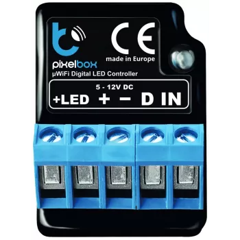 BLEBOX LED Pixelbox Wi-Fi Lighting Module – Pixel Controller für WS2812/APA102, 5A, 1024 Pixel