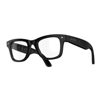 BlitzWolf BW-AG1 AI Smart Glasses mit Open-Ear-Audio, Bluetooth 5.3, IPX4, TR90-Rahmen