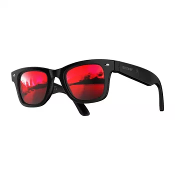 BlitzWolf BW-AG1 AI Smart Glasses mit roten Gläsern