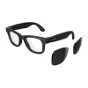 BlitzWolf BW-AG1 Pro Smart AI Sunglasses mit austauschbaren Sonnenbrillengläsern