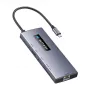 BlitzWolf BW-NEW TH8 10-in-1 USB-C Hub Adapter mit 4K HDMI, 3x USB 3.0, 2x USB 2.0, Gigabit Ethernet, 100W PD, SD/TF-Kartenleser, Space Gray
