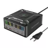BlitzWolf BW-S28 260W GaN USB-C Ladestation, 2xUSB-A, 3xUSB-C, 15W Wireless Charger, Schwarz