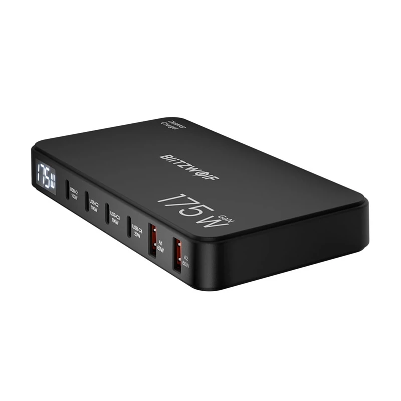 Blitzwolf BW-S30 6-in-1 Ladestation 4xUSB-C + 2xUSB 175W