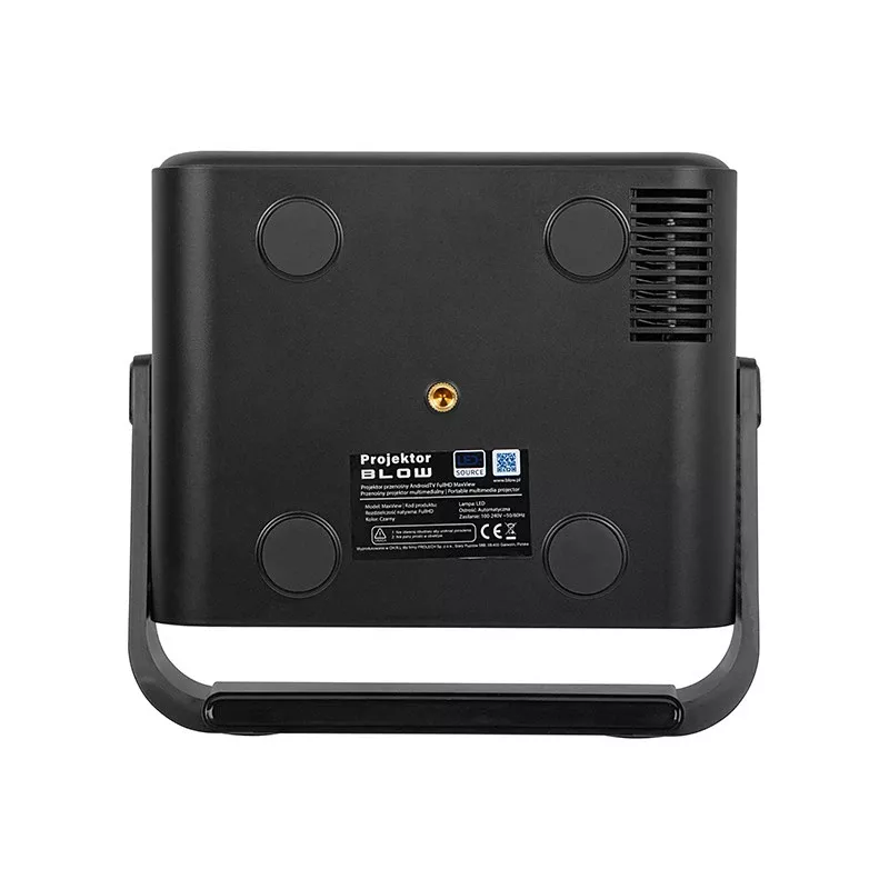 BLOW AndroidTV FullHD MaxView tragbarer Projektor Schwarz