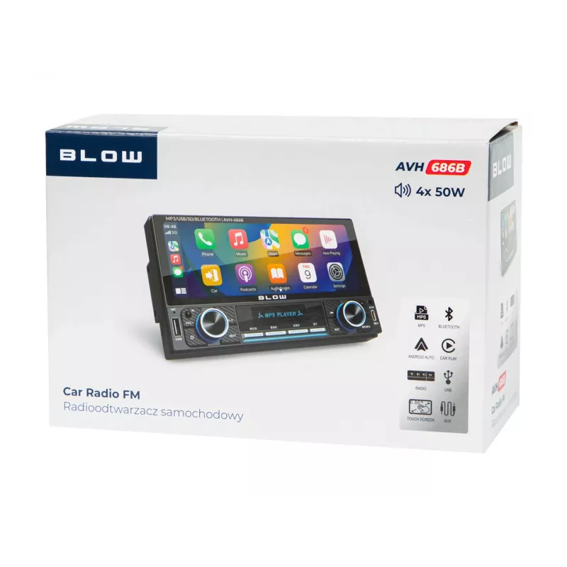 BLOW AVH-686B RDS MP3/USB/Micro SD/Bluetooth Autoradio