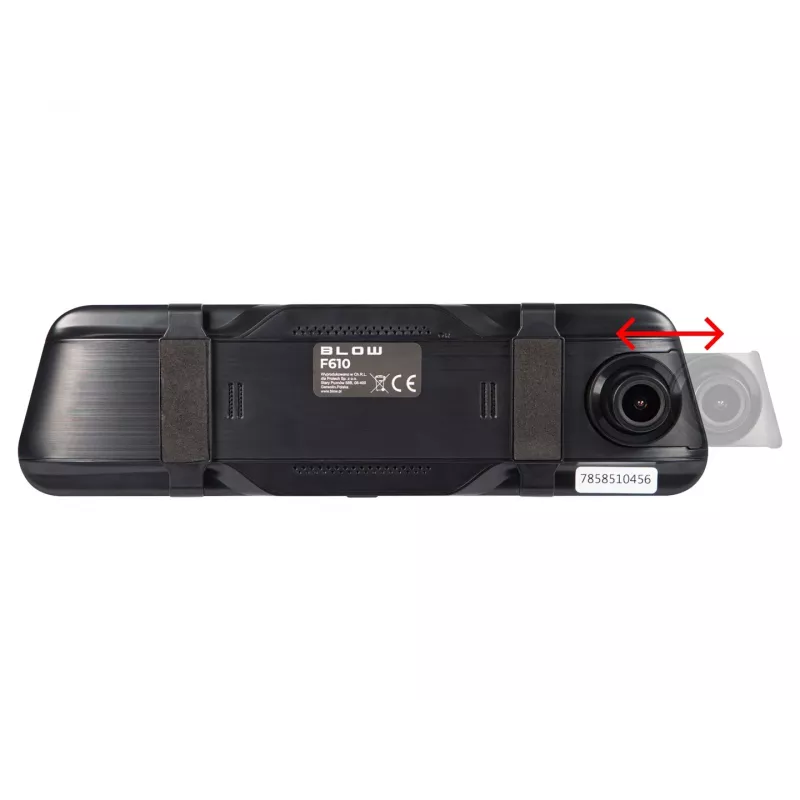 BLOW Blackbox DVR F610 10 inch Mirror Dash Cam mit Rückfahrkamera
