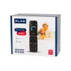 BLOW S24 Schwarz Senioren-Klapphandy mit SOS-Taste, großen Tasten, Dual-SIM, Kamera, FM-Radio, Taschenlampe, Ladeschale