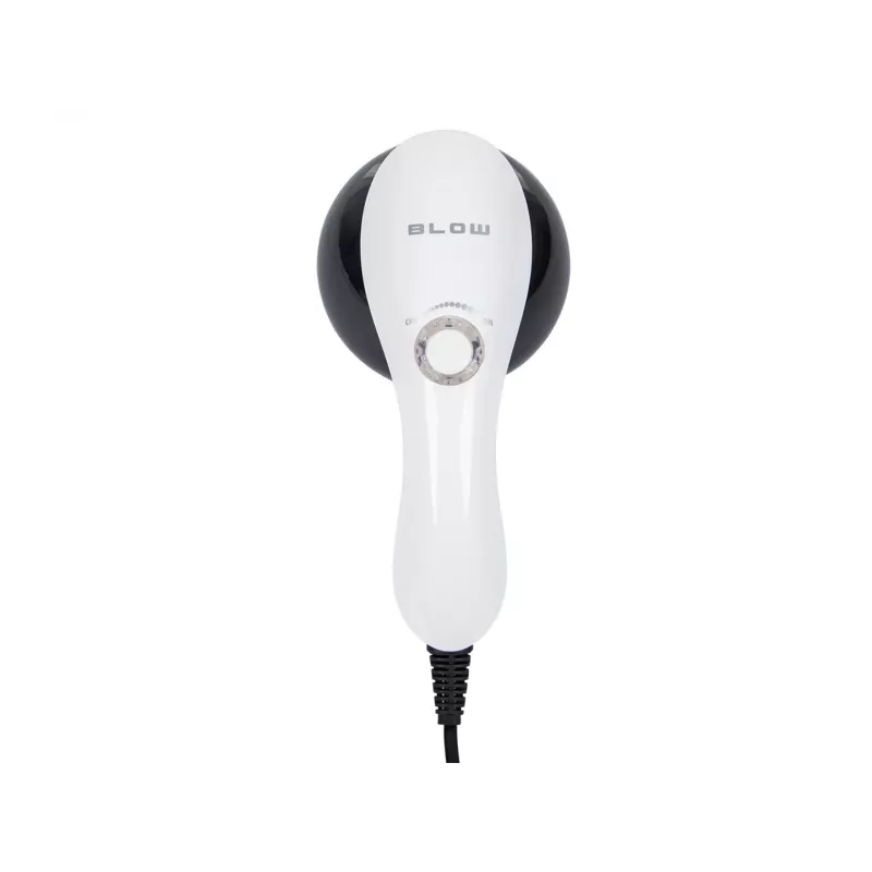 BLOW SILK Anti-Cellulite-Massagegerät mit Infrarotwärme und 4 austauschbaren Aufsätzen, Weiß/Lila
