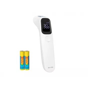 BLOW T-01 Berührungsloses Infrarot-Thermometer mit hintergrundbeleuchtetem LCD, Fieberalarm, 32-Speicher, °C/°F umschaltbar