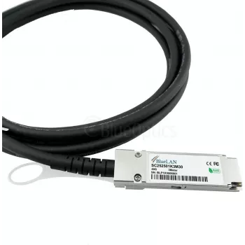BlueLAN 20G-DACP-QSFP1SFPDD3M Kompatibles 20Gbps QSFP zu SFP-DD Direct Attach Kupferkabel, 3m, Passiv Twinax, 100 Ohm, Hot-Swappable 20G-DACP-QSFP1SFPDD3M-BL