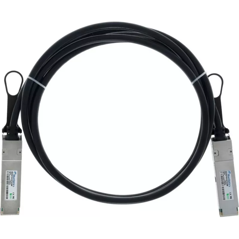 BLUELAN 400G QSFP112 Direct Attach Kupferkabel, 1m, kompatibel mit Supermicro CBL-NTWK-0912-QSFP-1 CBL-NTWK-0912-QSFP-1-BL