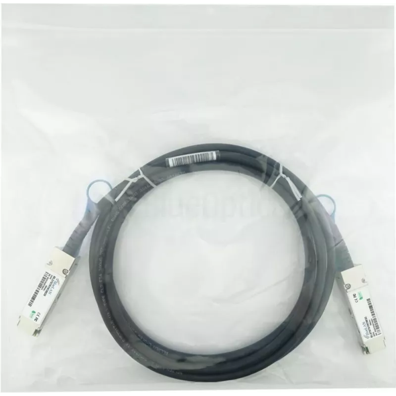 BLUELAN BlueOptics BL070701W3M30-BL InfiniBand HDR QSFP56 DAC-Kabel 3m Orange