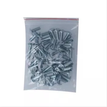 BlueOptics BlueLAN M6 Käfigmuttern und Schrauben 50-teiliges Set für Netzwerkschränke - Kabelmanagement-Panel 19 Zoll - Montagesatz Stahl - Silber (BLCNS003)