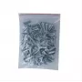 BlueOptics BlueLAN M6 Käfigmuttern und Schrauben 50-teiliges Set für Netzwerkschränke - Kabelmanagement-Panel 19 Zoll - Montagesatz Stahl - Silber (BLCNS003)