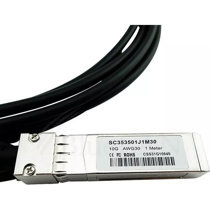 BLUEOPTICS Kompatibles Extreme Networks SFP-10G-CR-0.5M BlueLAN 10GBASE-CR Passives SFP+ zu SFP+ Direct Attach Kabel, 0,5 Meter, AWG30 (SFP-10G-CR-0.5M-EN-BL)
