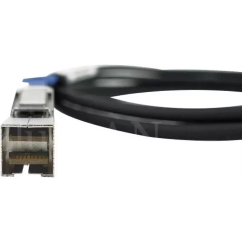 BLUEOPTICS HPE 716189-B21 Kompatibles BlueLAN MiniSAS Hybridkabel, 4x Mini-SAS (SFF-8088) auf 4x Mini-SAS HD (SFF-8644), AWG30, 1 Meter (716189-B21-BL)