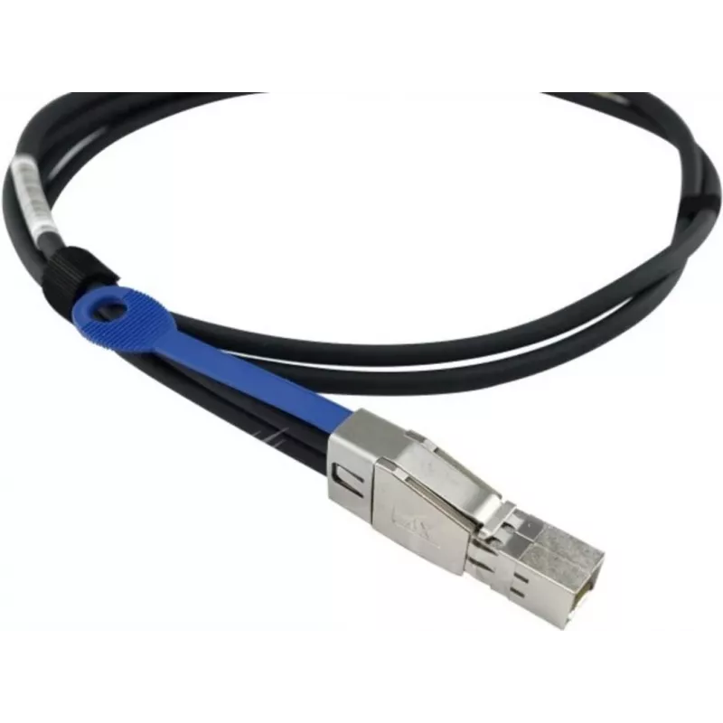 BLUEOPTICS HPE 716189-B21 Kompatibles BlueLAN MiniSAS Hybridkabel, 4x Mini-SAS (SFF-8088) auf 4x Mini-SAS HD (SFF-8644), AWG30, 1 Meter (716189-B21-BL)