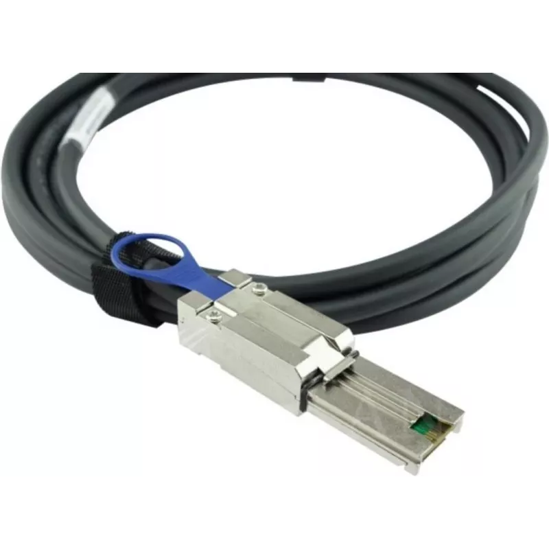 BLUEOPTICS HPE 716189-B21 Kompatibles BlueLAN MiniSAS Hybridkabel, 4x Mini-SAS (SFF-8088) auf 4x Mini-SAS HD (SFF-8644), AWG30, 1 Meter (716189-B21-BL)