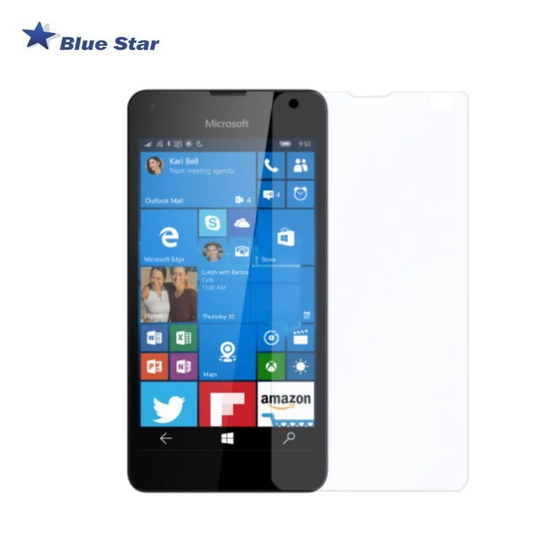 BlueStar Tempered Glass Screen Protector für Microsoft Lumia 550 (1 Pack, Transparent)