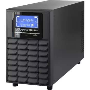 Bluewalker PowerWalker VFI 2000C LCD USV - 1600W / 2000VA - Online Double Conversion - 4x IEC C13 - USB & RS-232 - Tower