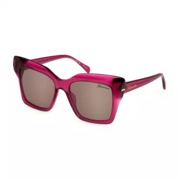 Blumarine Damen-Sonnenbrille SBM832S5401BV Butterfly Acetat Schwarz Grau Verlauf UV400