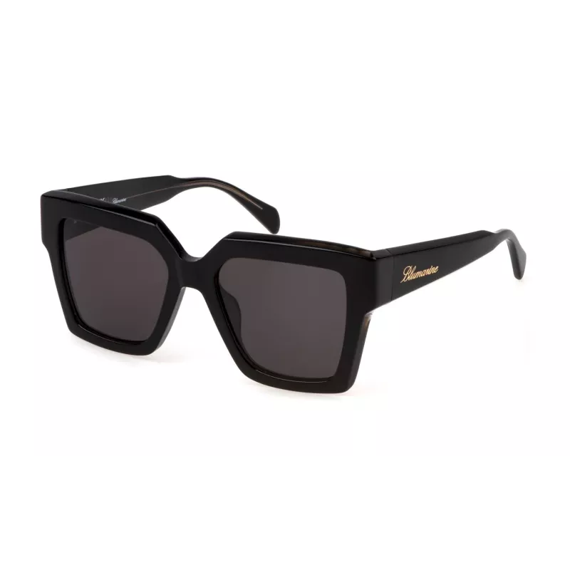 BLUMARINE Damen-Sonnenbrille SBM859-53099A Brown Havana Butterfly Acetat-Fassung mit braunen Gradient-Polycarbonat-Gläsern 53/18/135 mm UV400