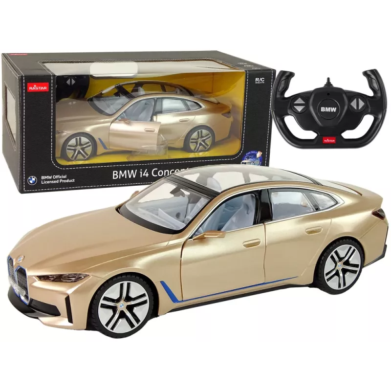 BMW I4 RC-Fernsteuerauto Rastar Gold 1:14