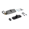 BoboVR CG2 Ladestation für VR-Headsets – 3-in-1 Magnetische Dockingstation mit 350mAh Clip und Reiseetui, Schwarz