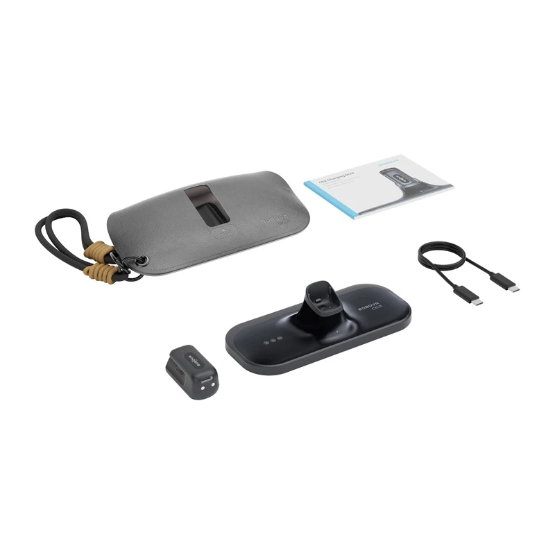 BoboVR CG2 Ladestation für VR-Headsets – 3-in-1 Magnetische Dockingstation mit 350mAh Clip und Reiseetui, Schwarz