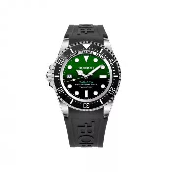Bobroff BF0002i-BFSTN Herren Analog Quarzuhr 42mm Schwarz Edelstahl