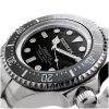 BOBROFF BF001 Herren Analog Quarzuhr 44mm Schwarzes Lederarmband